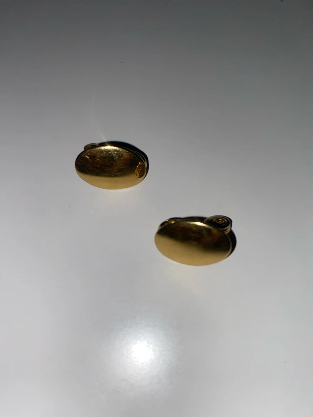 Monet Gold-Tone Oval Clip-On Earrings - Classic Women Jewelry
